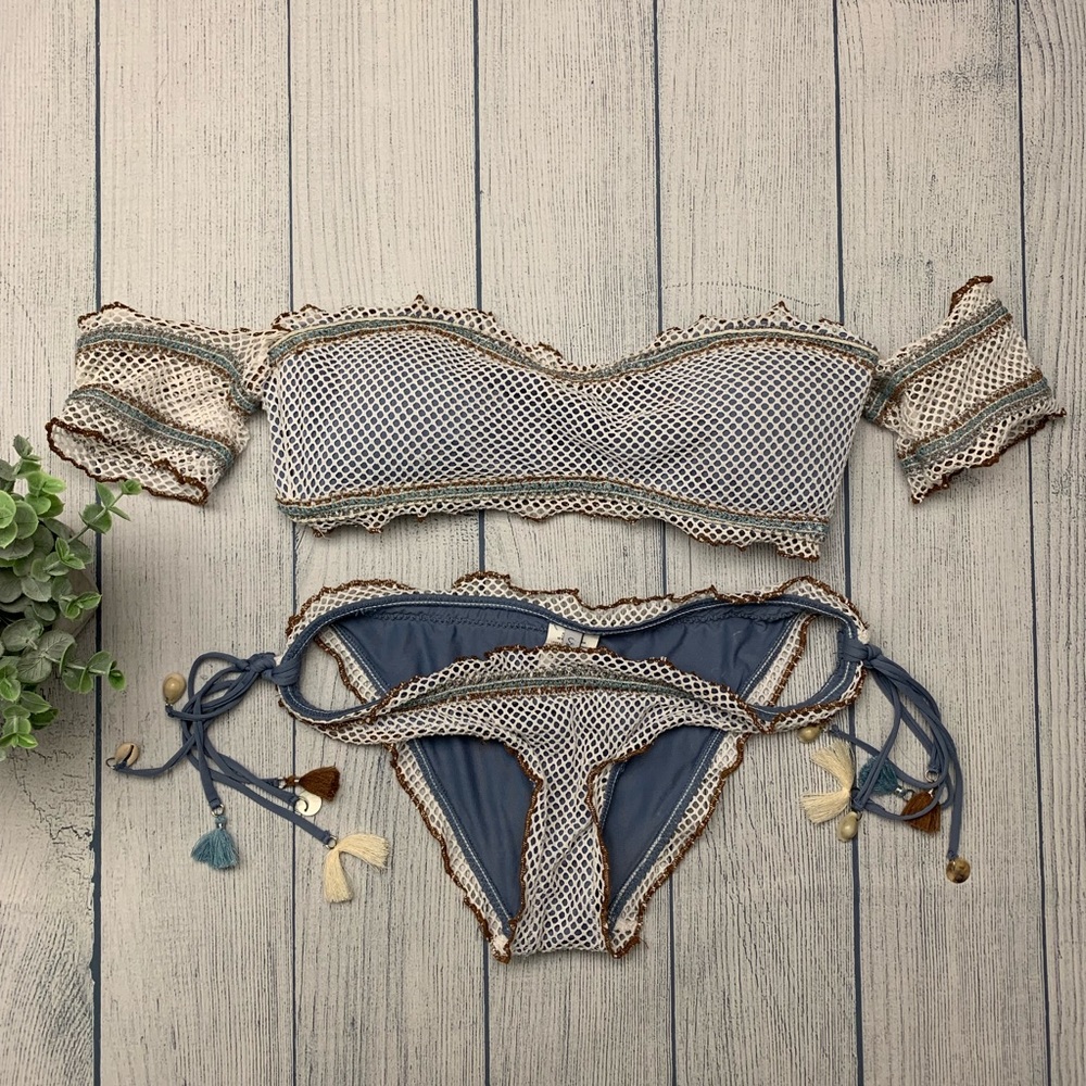 Isabella Rose In the Net Shoulder Bra Bikini